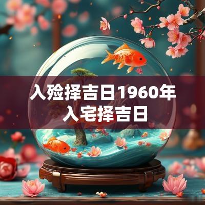 入殓择吉日1960年 入宅择吉日