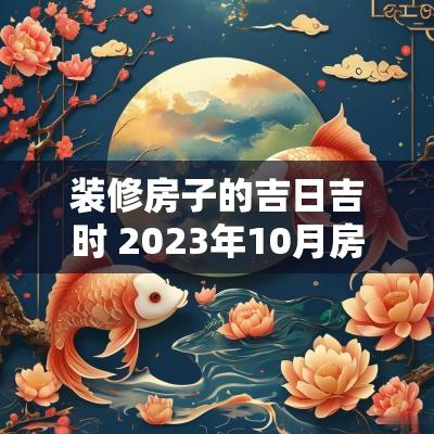 装修房子的吉日吉时 2025年10月房子装修吉日吉时
