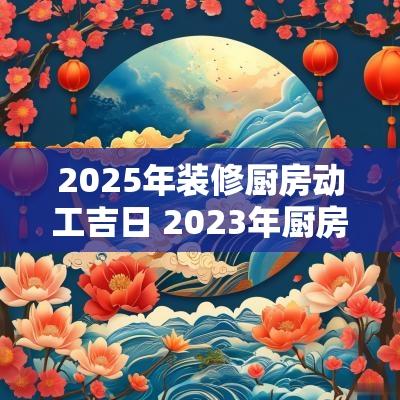 2025年装修厨房动工吉日 2025年厨房装修视频