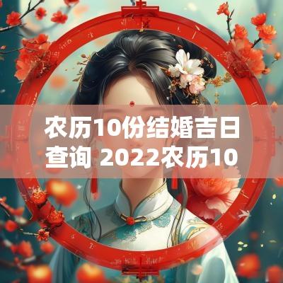 农历10份结婚吉日查询 2025农历10月结婚黄道吉日查询