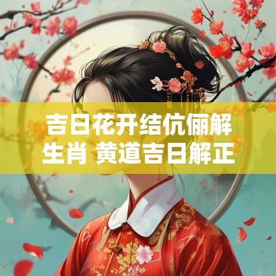吉日花开结伉俪解生肖 黄道吉日解正确生肖