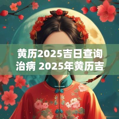 黄历2025吉日查询治病 2025年黄历吉日查询表