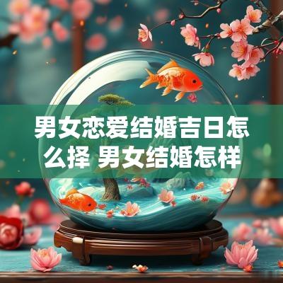 男女恋爱结婚吉日怎么择 男女结婚怎样选黄道吉日