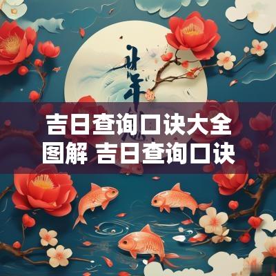 吉日查询口诀大全图解 吉日查询口诀大全图解表