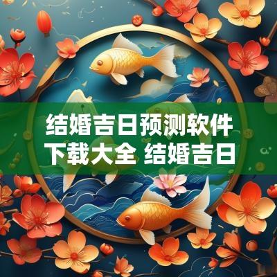 结婚吉日预测软件下载大全 结婚吉日免费测算平台