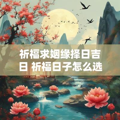 祈福求姻缘择日吉日 祈福日子怎么选吉日