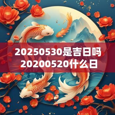 20250530是吉日吗 20250520什么日子