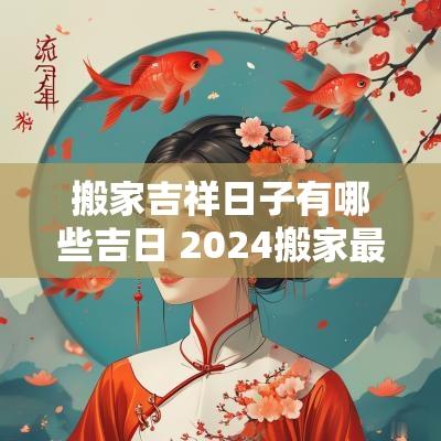 搬家吉祥日子有哪些吉日 2025搬家最佳日子