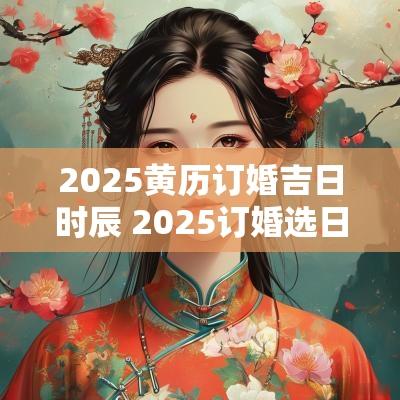 2025黄历订婚吉日时辰 2025订婚选日子老黄历