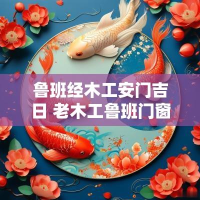 鲁班经木工安门吉日 老木工鲁班门窗的价格