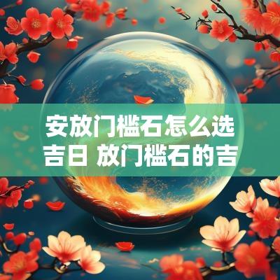 安放门槛石怎么选吉日 放门槛石的吉言有哪些