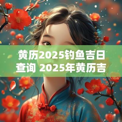 黄历2025钓鱼吉日查询 2025年黄历吉日查询表