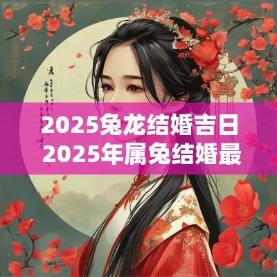 2025兔龙结婚吉日 2025年属兔结婚最佳时间