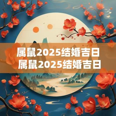 属鼠2025结婚吉日 属鼠2025结婚吉日有哪些