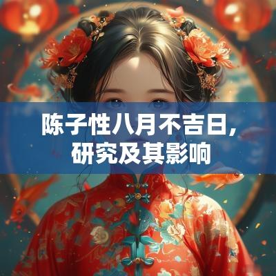 陈子性八月不吉日, 研究及其影响