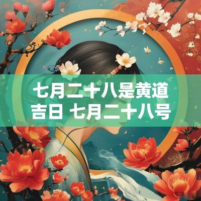 七月二十八是黄道吉日 七月二十八号适合结婚吗