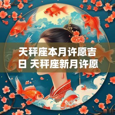 天秤座本月许愿吉日 天秤座新月许愿