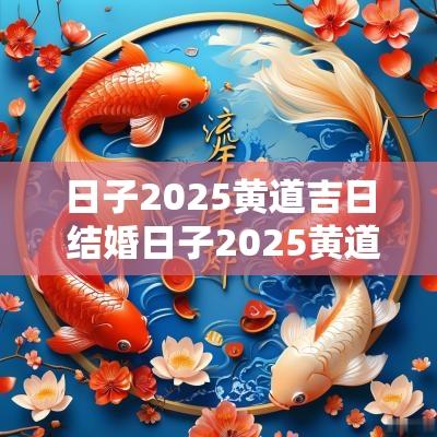 日子2025黄道吉日 结婚日子2025黄道吉日免费查询