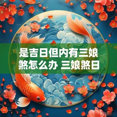 是吉日但内有三娘煞怎么办 三娘煞日是哪几天