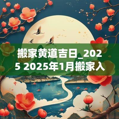 搬家黄道吉日_2025 2025年1月搬家入宅黄道吉日