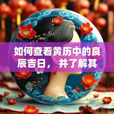 如何查看黄历中的良辰吉日， 并了解其重要性