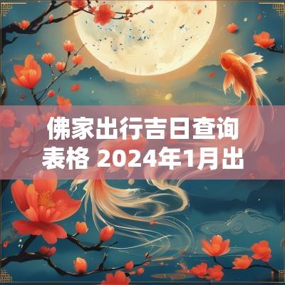 佛家出行吉日查询表格 2025年1月出行吉日查询表格