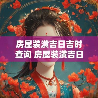 房屋装潢吉日吉时查询 房屋装潢吉日吉时查询表