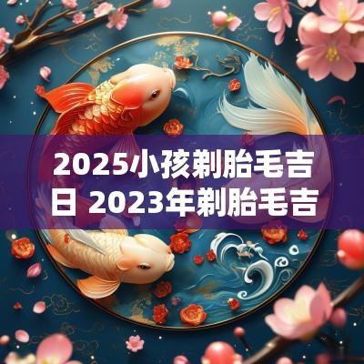 2025小孩剃胎毛吉日 2025年剃胎毛吉日