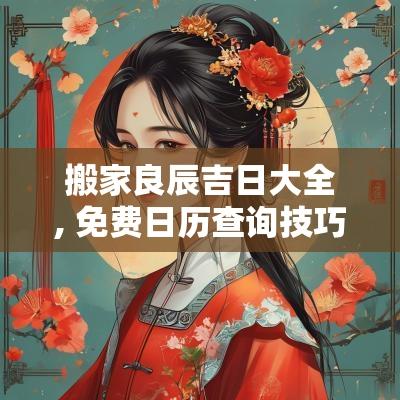 搬家良辰吉日大全, 免费日历查询技巧