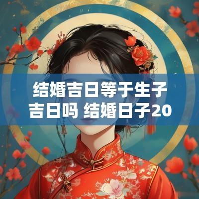 结婚吉日等于生子吉日吗 结婚日子2025黄道吉日2