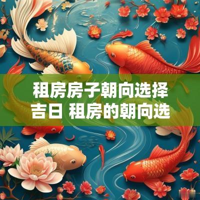 租房房子朝向选择吉日 租房的朝向选择