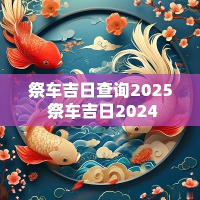 祭车吉日查询2025 祭车吉日2025
