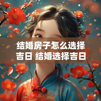 结婚房子怎么选择吉日 结婚选择吉日的正确方法