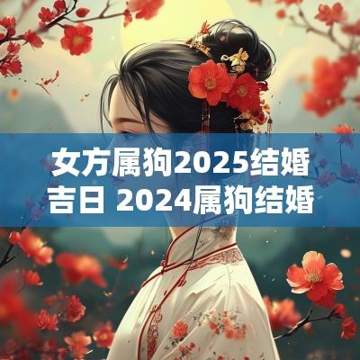 女方属狗2025结婚吉日 2025属狗结婚好不好