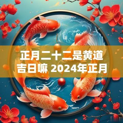 正月二十二是黄道吉日嘛 2025年正月二十二日是黄道吉日吗