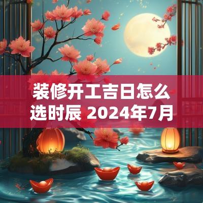 装修开工吉日怎么选时辰 2025年7月装修开工吉日最佳时辰