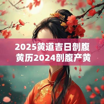 2025黄道吉日剖腹 黄历2025剖腹产黄道吉日查询