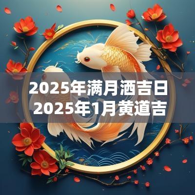 2025年满月洒吉日 2025年1月黄道吉日