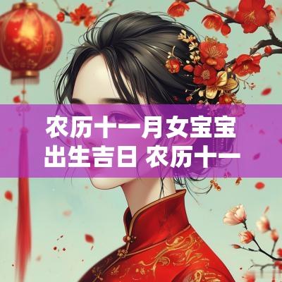 农历十一月女宝宝出生吉日 农历十一月出生的女猴婚姻