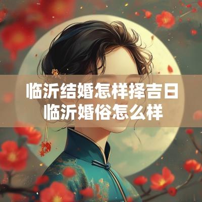 临沂结婚怎样择吉日 临沂婚俗怎么样