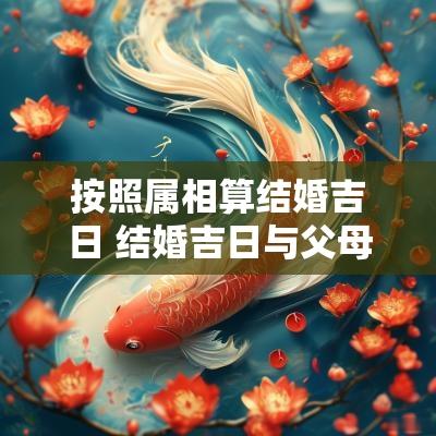 按照属相算结婚吉日 结婚吉日与父母属相相冲怎么办