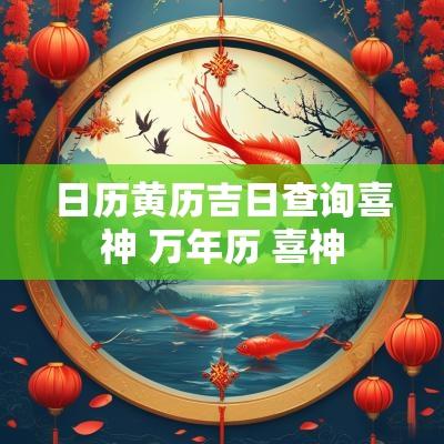 日历黄历吉日查询喜神 万年历 喜神