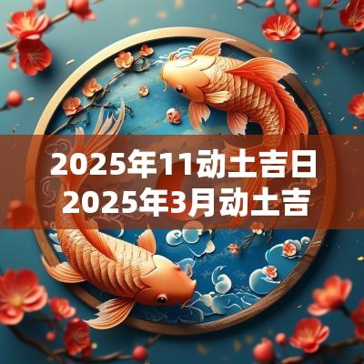 2025年11动土吉日 2025年3月动土吉日