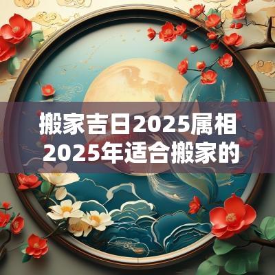 搬家吉日2025属相 2025年适合搬家的属相吗