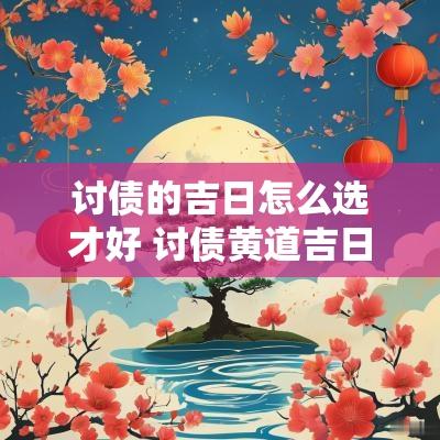 讨债的吉日怎么选才好 讨债黄道吉日