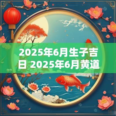 2025年6月生子吉日 2025年6月黄道吉日婚嫁吉日查询