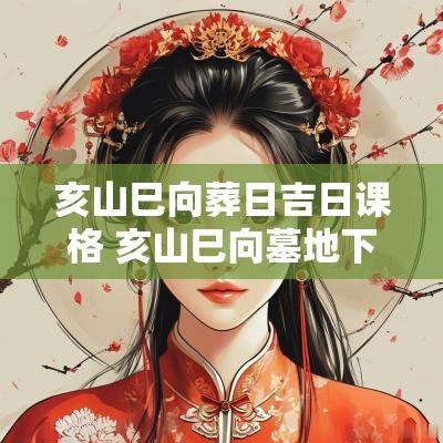 亥山巳向葬日吉日课格 亥山巳向墓地下葬日子