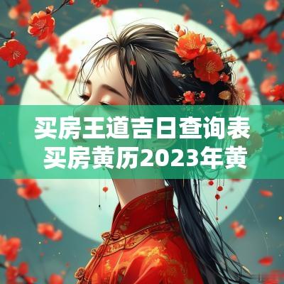 买房王道吉日查询表 买房黄历2025年黄道吉日查询