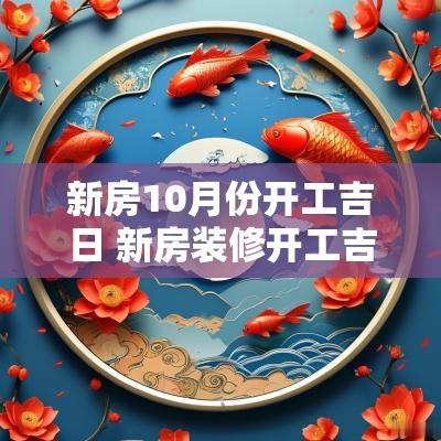 新房10月份开工吉日 新房装修开工吉日时辰2025