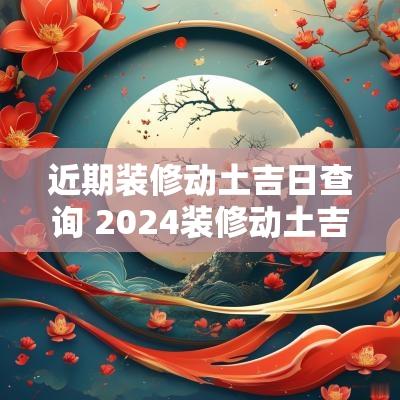 近期装修动土吉日查询 2025装修动土吉日一览表